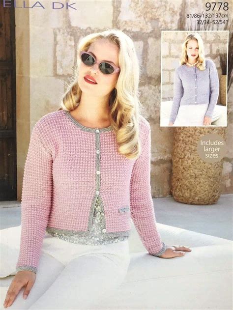 chanel knitted jacket|chanel jacket knitting pattern.